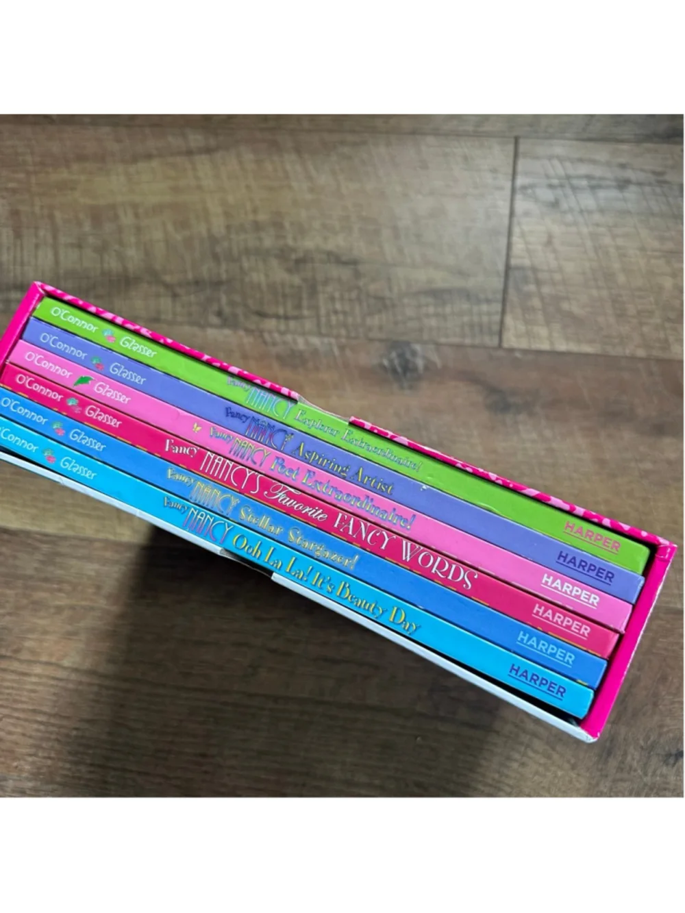 Girls Harper Fancy Nancy Bountiful Box of Books Pink Multicolor